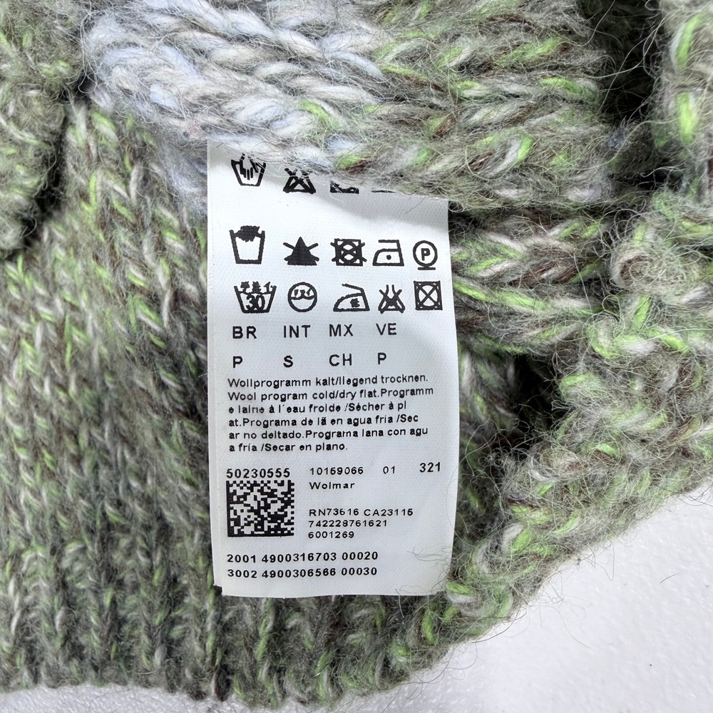 Hugo Boss Orange Wolmar Fair Isle Wool Alpaca Blend Sweater Earthy Color Small - Picture 6 of 8